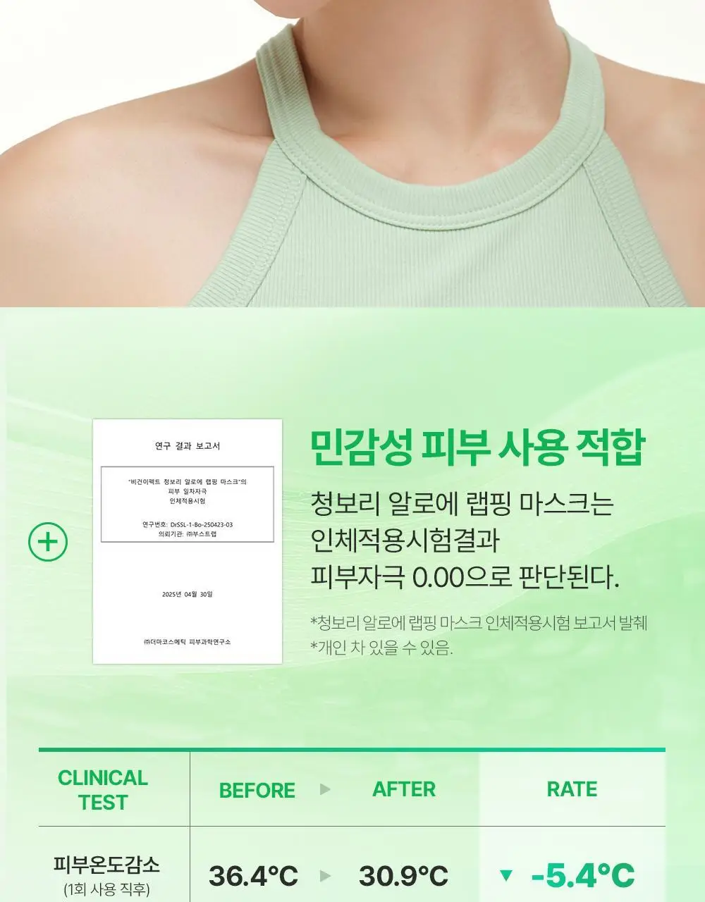 [급속쿨링/열감진정]비건이펙트 청보리 알로에 랩핑 마스크팩80ml(+브러쉬증정) 상세페이지 24